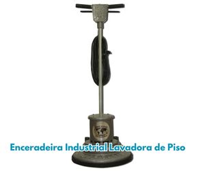 Enceradeira industrial de piso com prato de polimento 17'' e motor de 175 rpm, capaz de lustrar mármore e granito e remover sujeira pesada — garante brilho uniforme e manutenção duradoura, diferencial da Rub Clean.